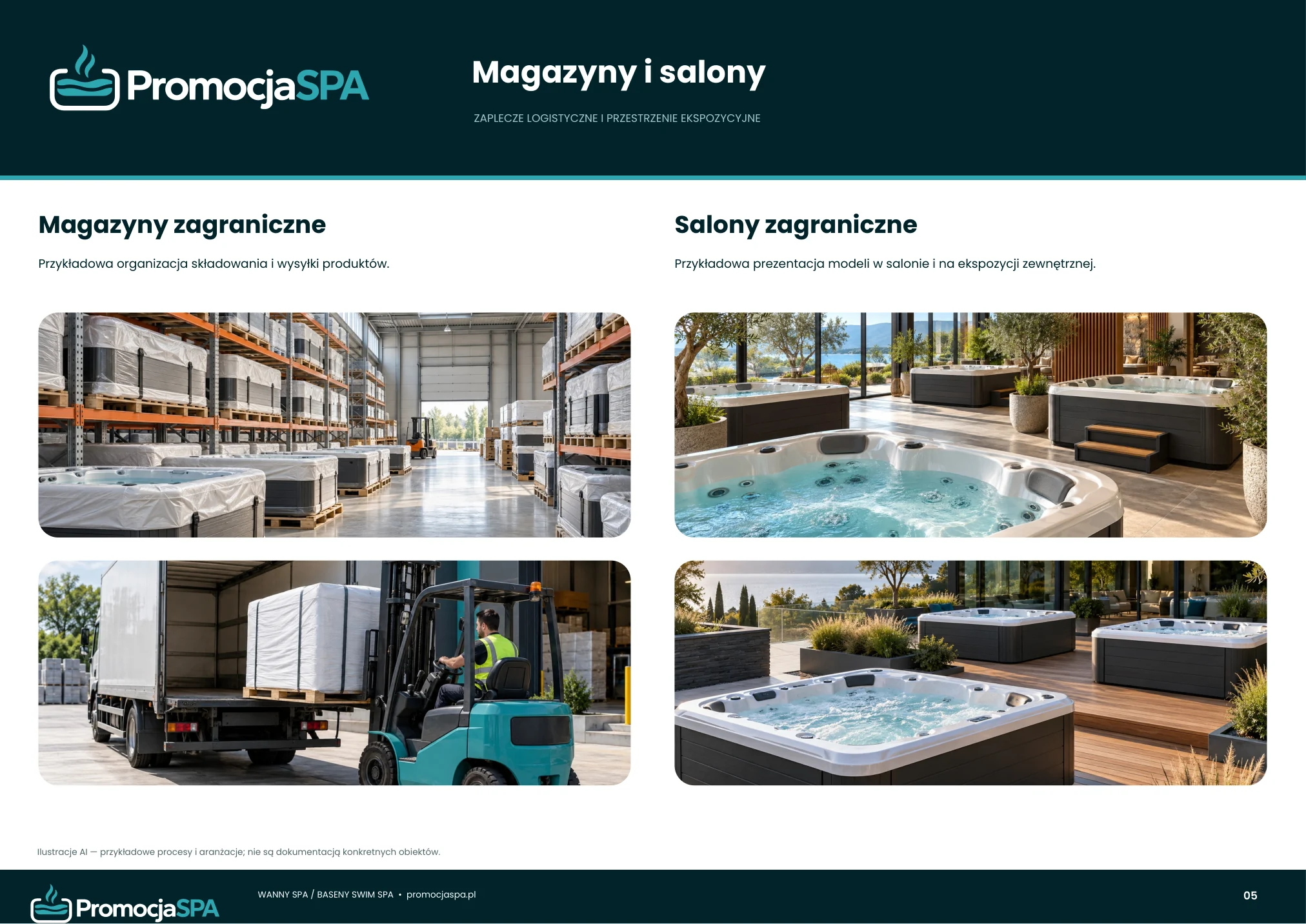 Plansza katalogu: Magazyny i salony